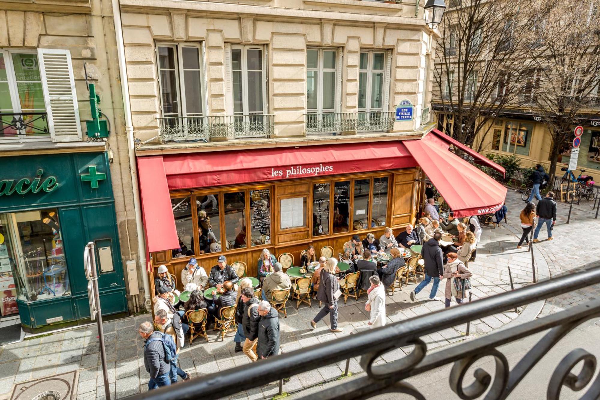 Ferienwohnung Rivoli Vieille Du Temple With Ac Paris Exterior foto